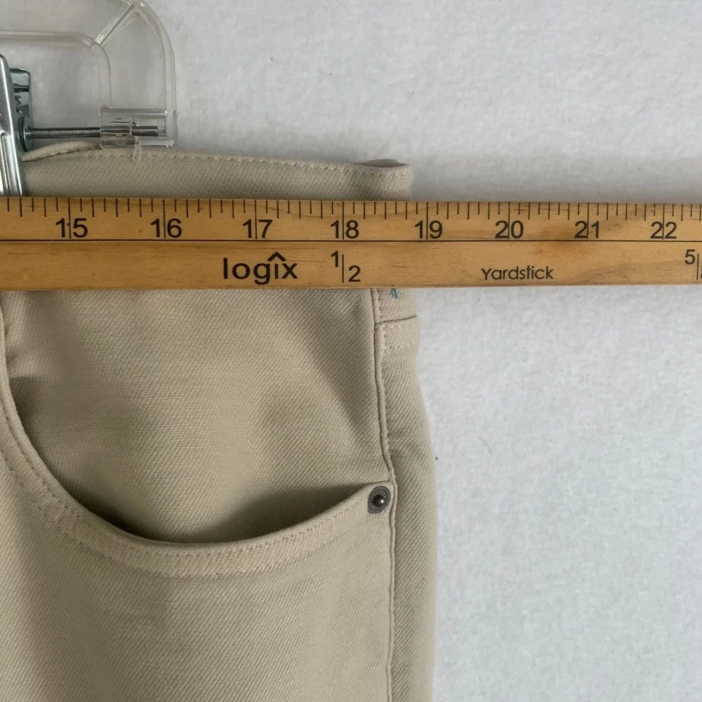 Faherty Stretch Terry 5-Pocket Pants‎ Mens 38 Stone Beige Slim Straight MBF2437